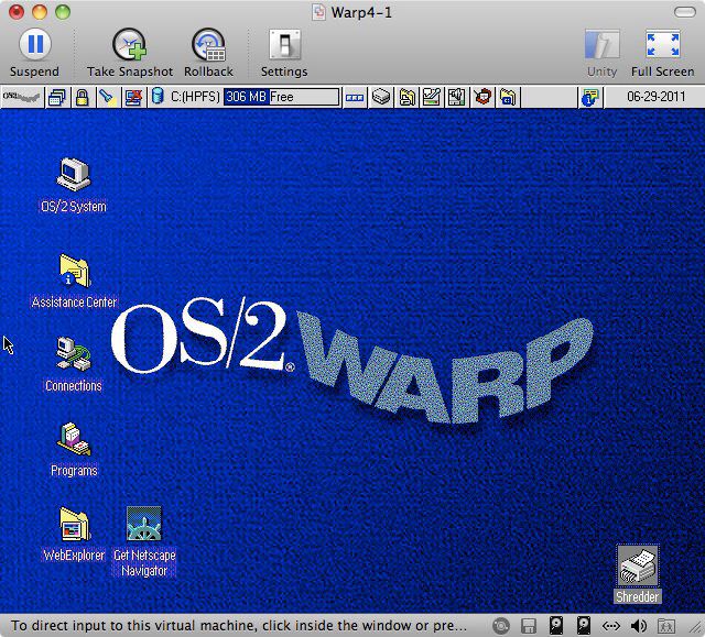 Install Os 2 Warp 4 Vmware